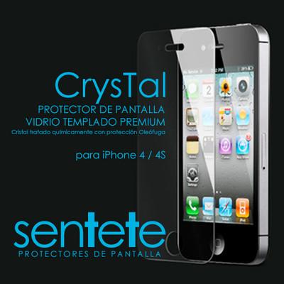 Foto Láminas Protector Pantalla Premium Tempered Glass Crystal Iphone 4, 4s Sentete foto 302690