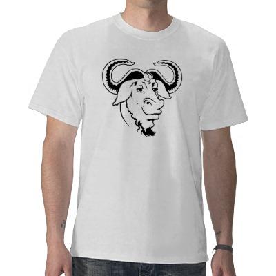 Foto La camiseta del gángster del GNU foto 349387