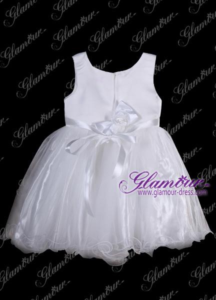 Foto la ropa blanca pura de la marca de fábrica del vestido de la princesa del vestido del bebé se viste para foto 195693