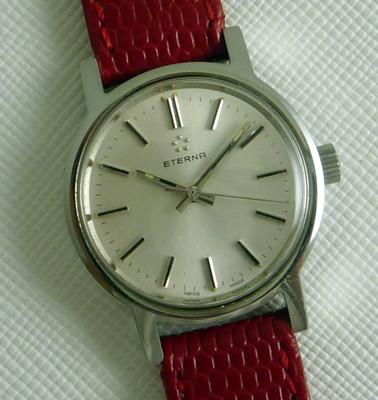 Foto Ladies Vintage Eterna Watch Cal 12660 Antichoc 17 Jewels  Case 26 Mm All Steel foto 810083