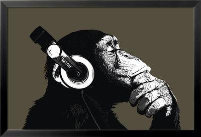 Foto Lamina Framed Poster The Chimp-Stereo, 67x98 in. foto 572015