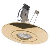 Foto Large Polished Brass GU10 / MR16 Eyeball Downlight Converter