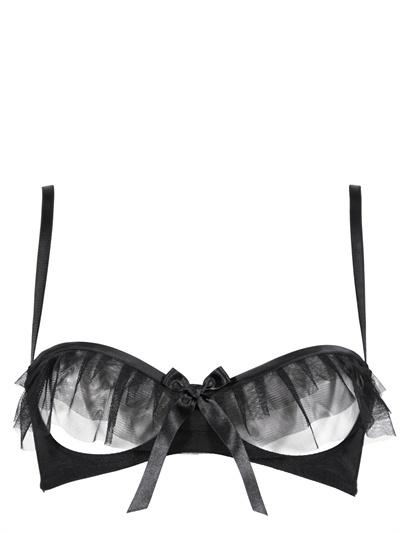 Foto lascivious bra sin copas con olanes de tul foto 965517