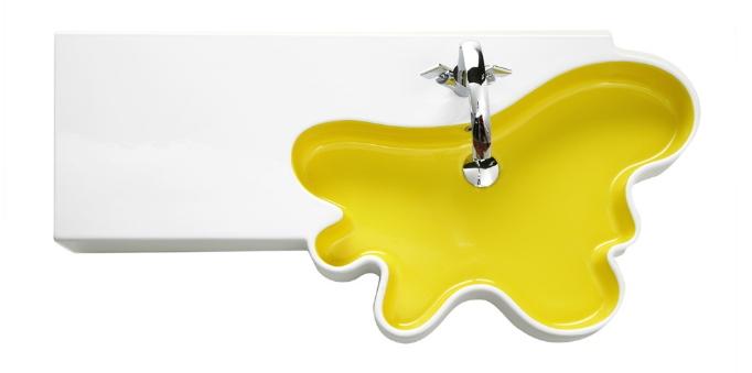 Foto Lavabo mural Splash derecha de diseño foto 799164