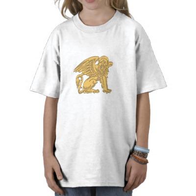 Foto león alado winged lion Camiseta foto 290955