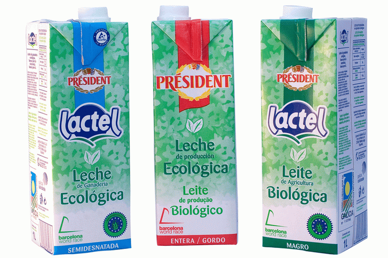 Foto Leche descremada 1l president
