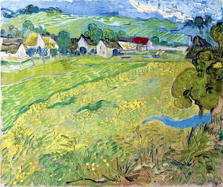 Foto Les Vessenots, Auvers, Van Gogh, cuadros réplica al óleo