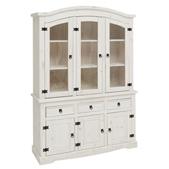 Foto Libreria 3 puertas de cristal color blanco