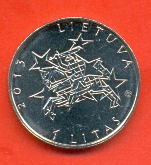 Foto Litauen, Lithuanai 1 Litas 2013