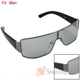 Foto los hombres de pizarra gris lente de armas total anillo de plástico gafas de sol foto 240931