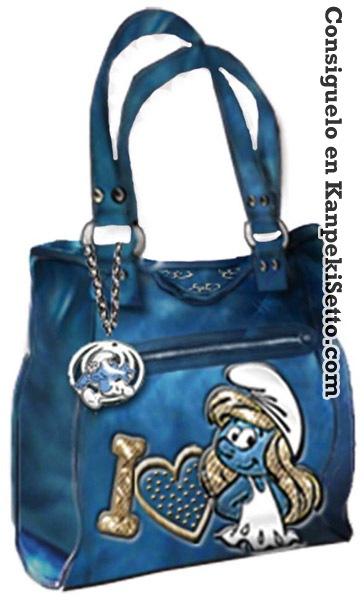 Foto Los Pitufos Bolsa De I Love Blue