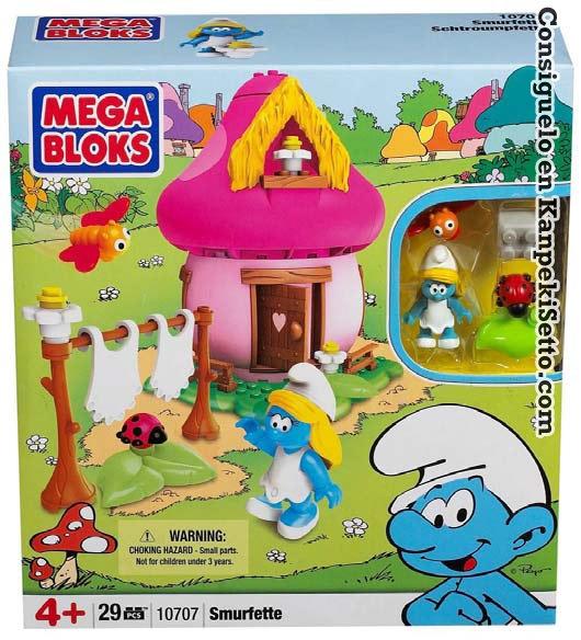 Foto Los Pitufos Mega Bloks Kit De ConstrucciÓn Pitufina foto 870045
