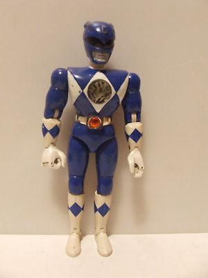 Foto Lot Figura Pvc Figure Power Rangers Mighty Morphin Blue 1993 Bandai -8 Inch foto 943134