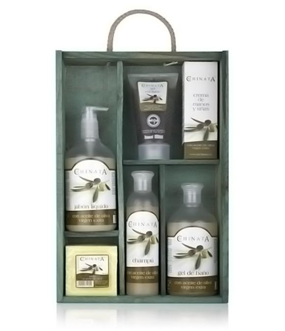 Foto Lote de cosméticos de aceite de oliva - Lotes La Chinata - estuche línea cosmética foto 178909