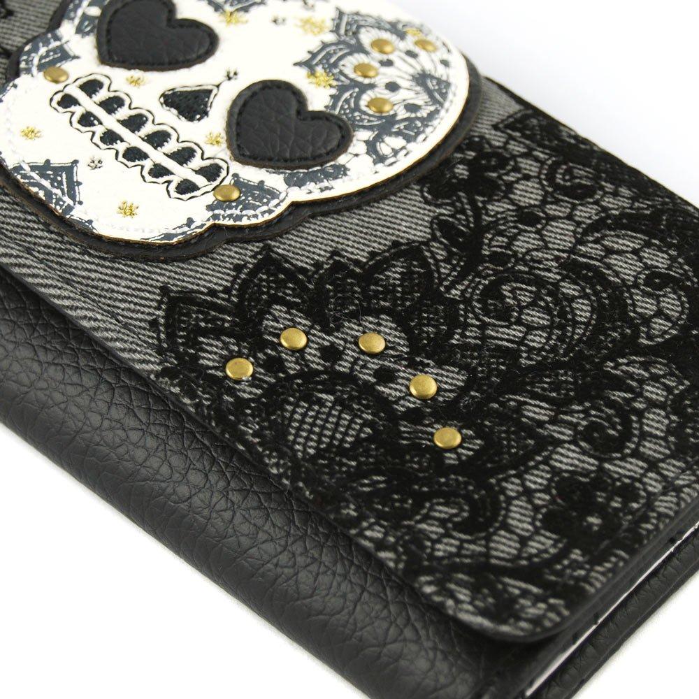 Foto Loungefly Black Lace Skull Wallet