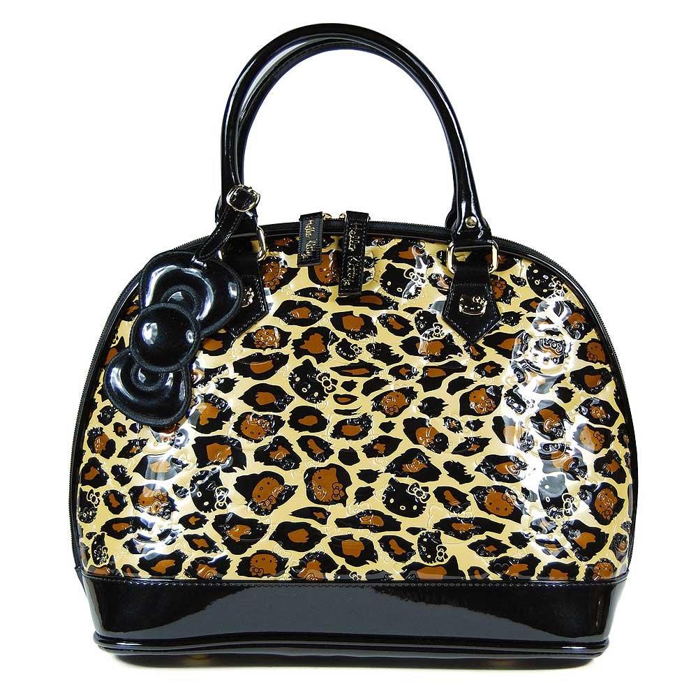 Foto Loungefly Hello Kitty Embossed Leopard Print Patent Bag
