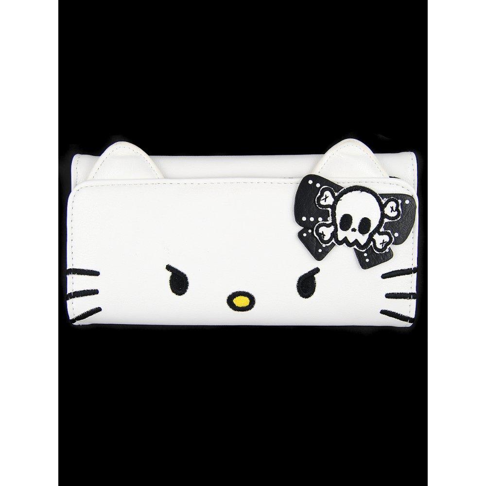 Foto Loungefly Ladies Hello Kitty Angry Face Wallet, White