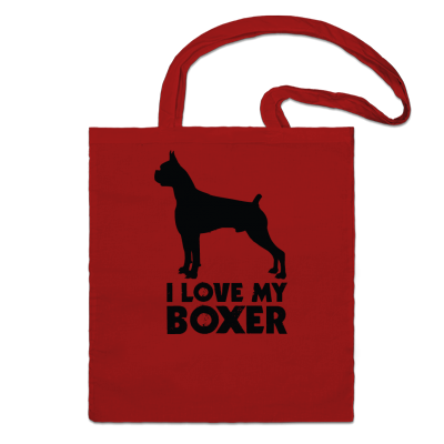 Foto Love My Boxer Bolso de yute foto 950393