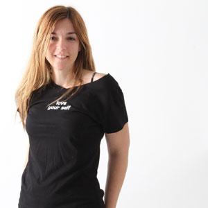 Foto love your self - cuello cortado - OM blanco
