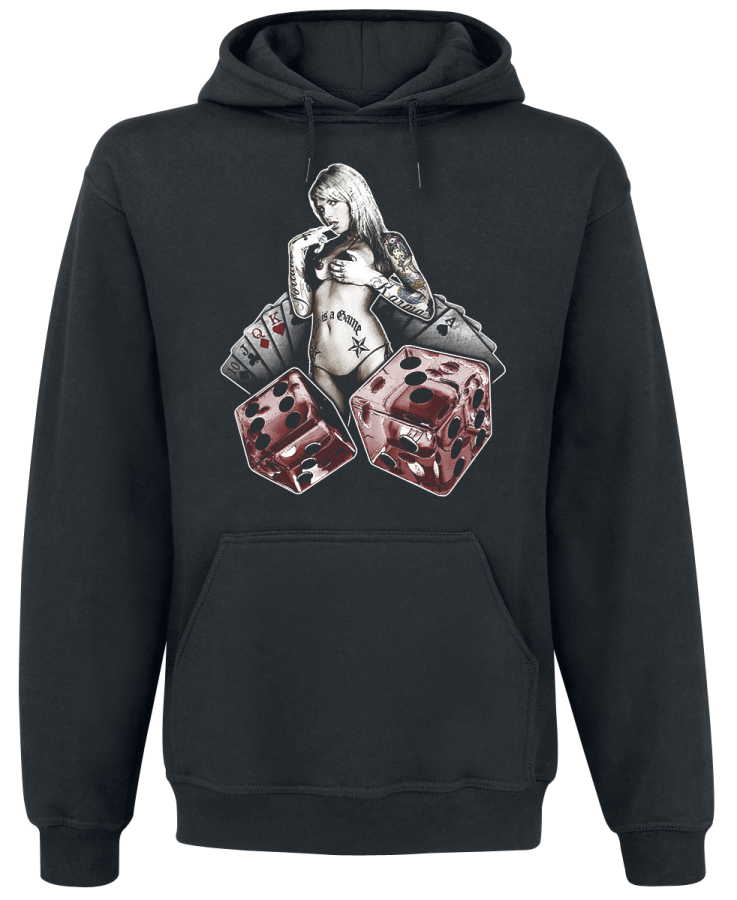 Foto Luck At Cards: Sudadera con capucha