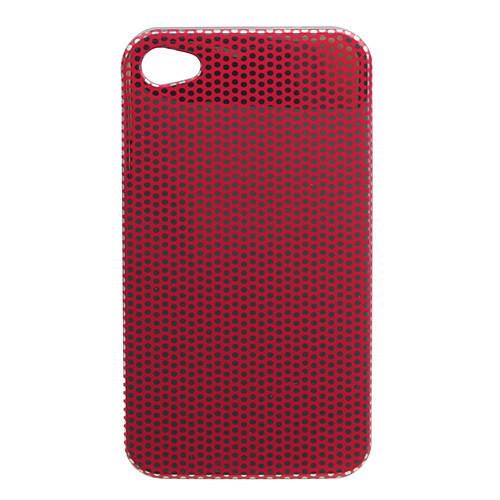 Foto lugar lleno de elegancia caso patrón duro para iphone4 (rojo)