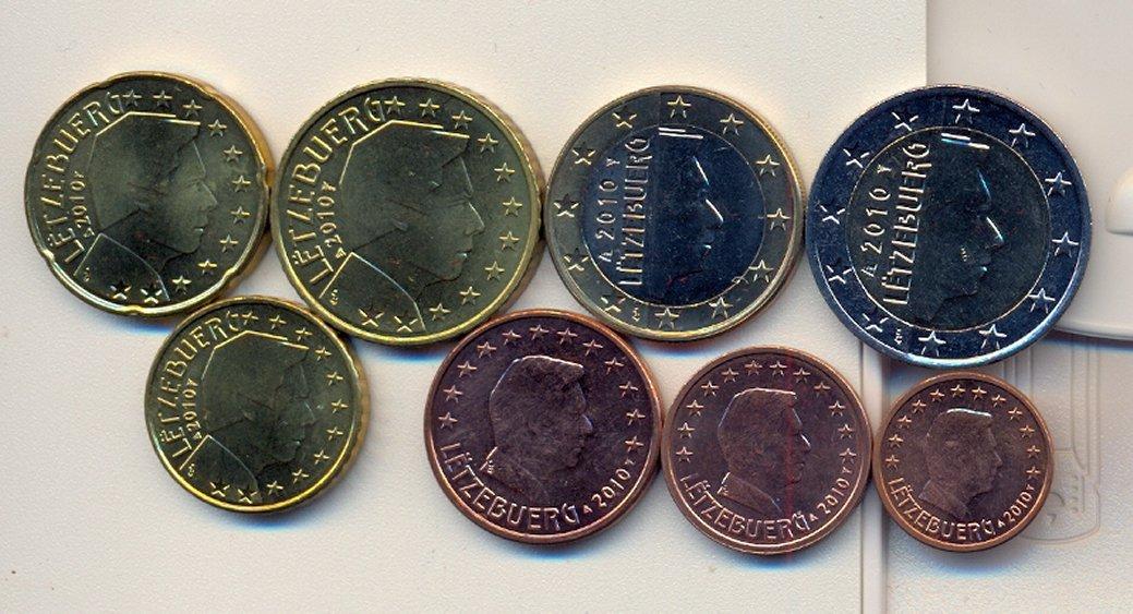 Foto Luxemburg Euro Kursmünzensatz 2010 foto 126612