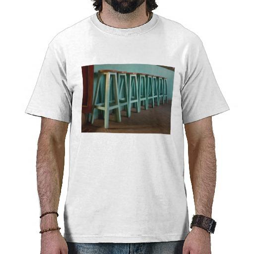 Foto México, Oaxaca, los taburetes de bar verdes alinea Camisetas foto 728265