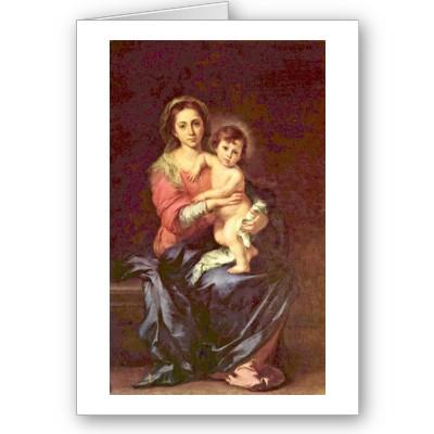 Foto Madonna de Bartolome Esteban Murillo Felicitación foto 181245