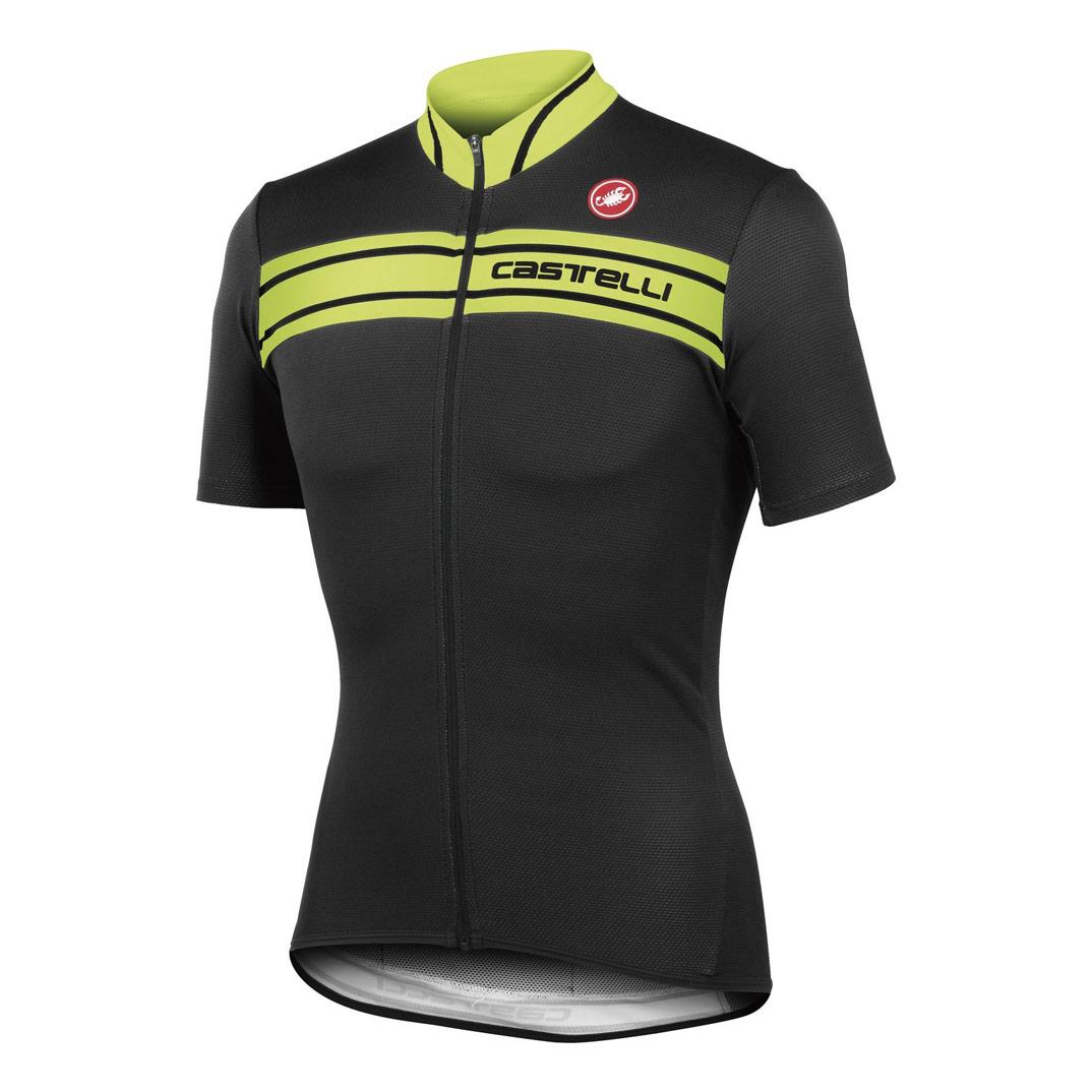Foto Maillot Castelli Prologo 3 FZ color negro/amarillo foto 425960