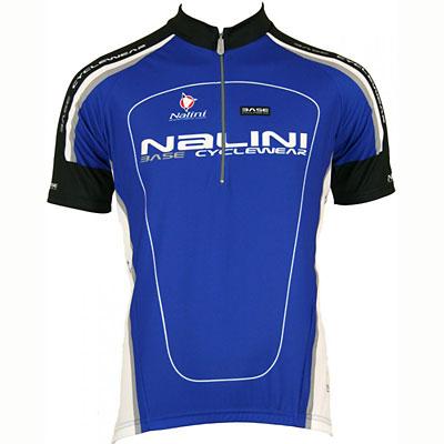 Foto Maillot ciclista manga corta Nalini Base Argentite Azul/Blanco
