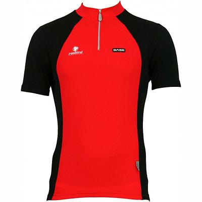 Foto Maillot ciclista manga corta Nalini Base Timan Rojo/Negro