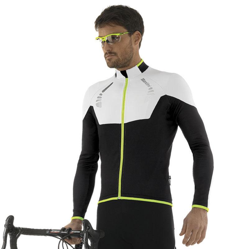 Foto Maillot de manga larga Santini - Hermes Bio-Ceramic - XXXL Red