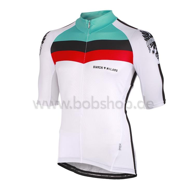 Foto Maillot mangas cortas Bianchi Milano Chorei blanco