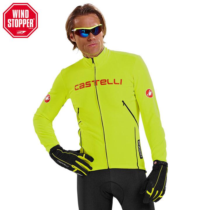 Foto Maillot mangas largas Castelli Light Jacket Gabba Ws amarillo neón