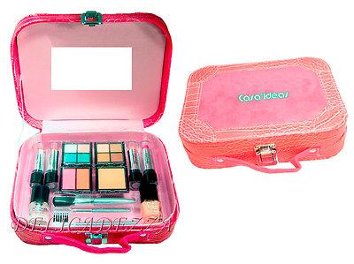 Foto Maletín De Cosmética Color Rosa Hermoso Maletín De Piel Maletín De Maquillaje R foto 892323