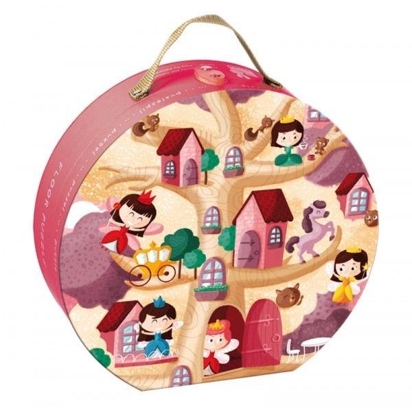 Foto Maleta puzzle gigante princesas