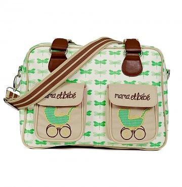 Foto Mama et Bebe Messenger Green Dragonflies