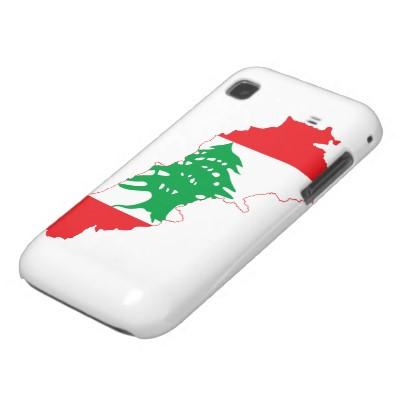 Foto Mapa de la bandera de Líbano Samsung Galaxy Sii Funda foto 318204