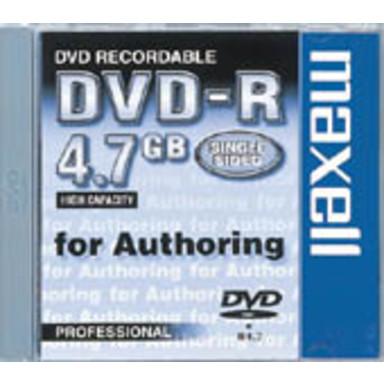 Foto Maxell Rec.DVD-R 4,7 GB Authoring / Single Sided DVD foto 800160