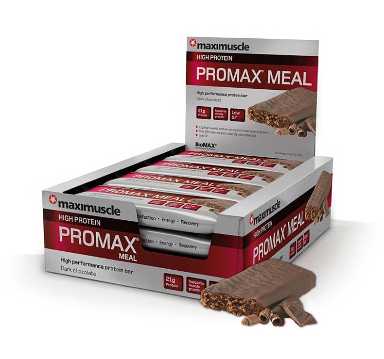 Foto Maximuscle Promax Meal Barritas - 12 x 60gr chocolate foto 700523