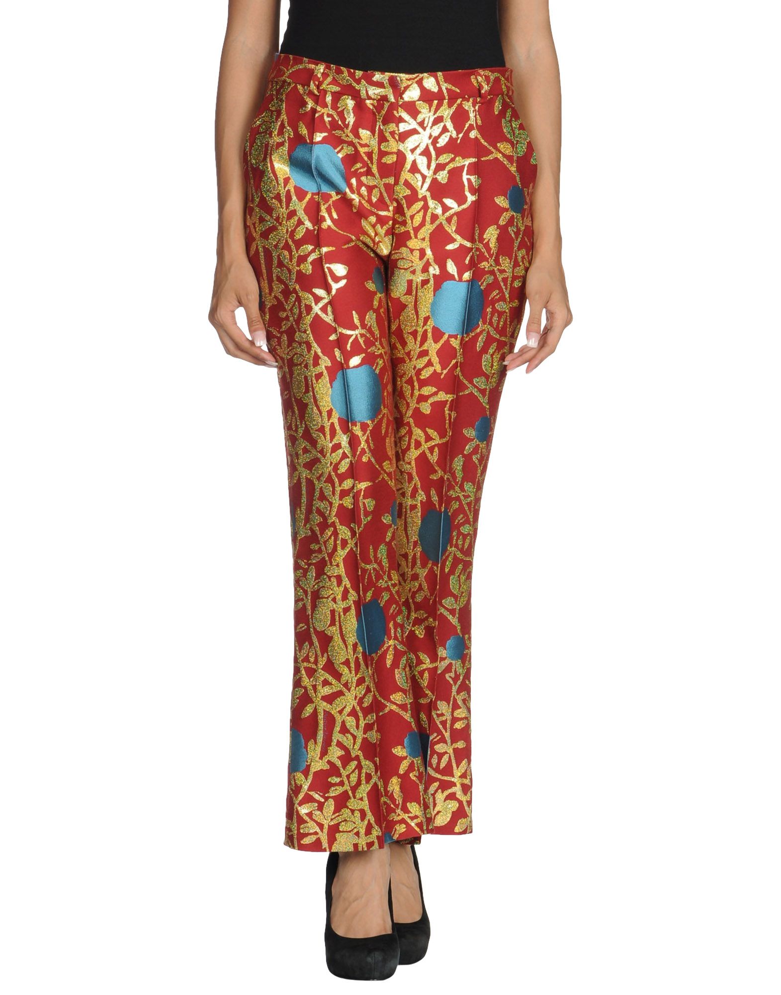 Foto Meadham Kirchhoff Pantalones Mujer Burdeos foto 756675