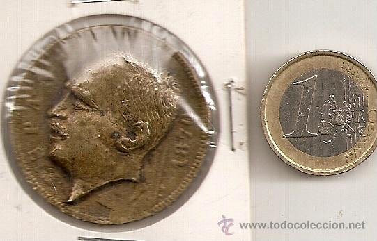 Foto medalla antigua sin determinar tamaño duro bronce sobre modelo foto 18495