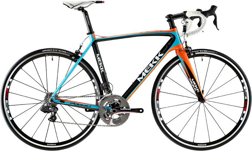 Foto Mekk - 2G Poggio P3.5 Ultegra Di2 2013 - 53cm Gulf Orange/Blue foto 672463