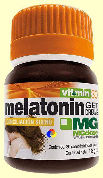 Foto Melatonin Get Dreams - Conciliación Sueño - MGdose - 30 comprimidos foto 18515