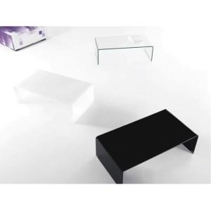 Foto MESA CENTRO CRISTAL BLANCO 110x35x60