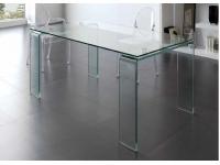 Foto Mesa de comedor cristal dt-06