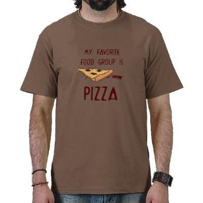 Foto Mi grupo de alimentos preferido es pizza Camisetas foto 386240
