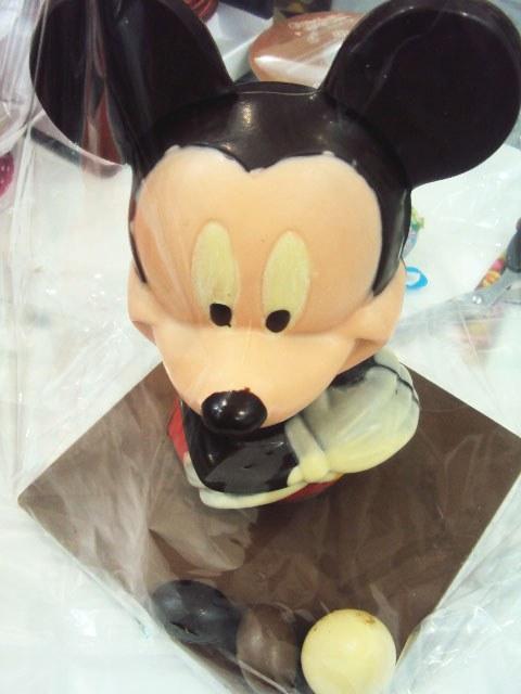 Foto Mickey mouse de chocolate