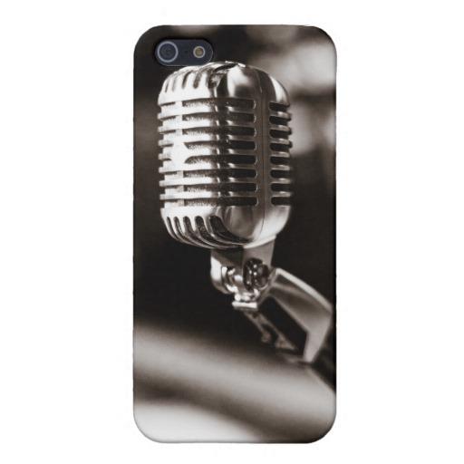 Foto Micrófono del vintage Iphone 5 Funda foto 615967