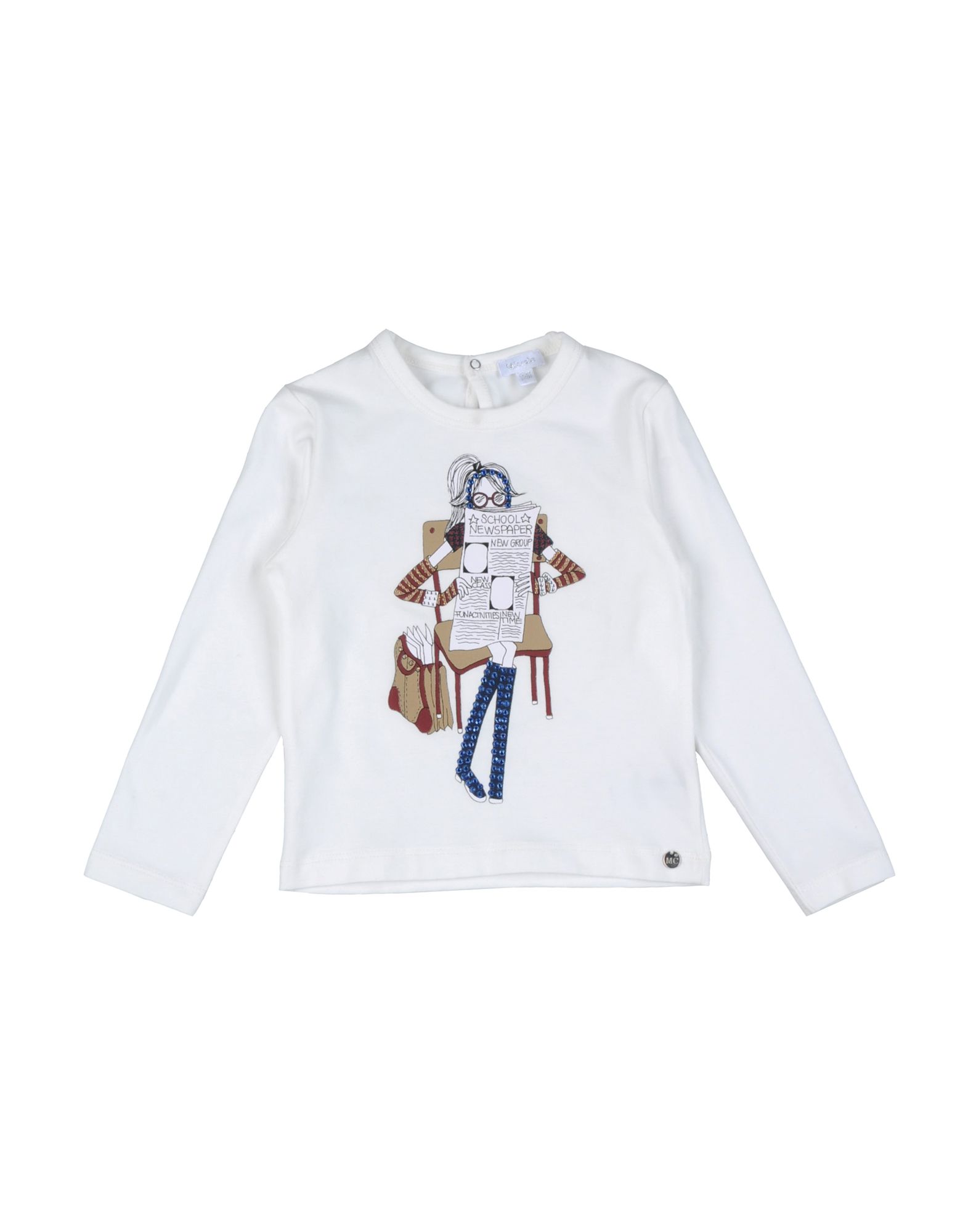 Foto Microbe Camisetas De Manga Larga Niña Blanco foto 814378